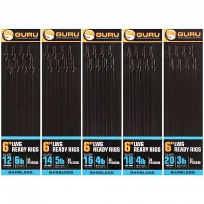 Guru LWGS Pole Rigs 15Cm Size 12 - 0,17 mm