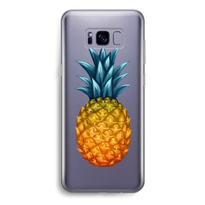 Grote ananas: Samsung Galaxy S8 Transparant Hoesje