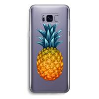 Grote ananas: Samsung Galaxy S8 Transparant Hoesje
