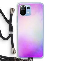 Clouds pastel: Xiaomi Mi 11 Lite Transparant Hoesje met koord