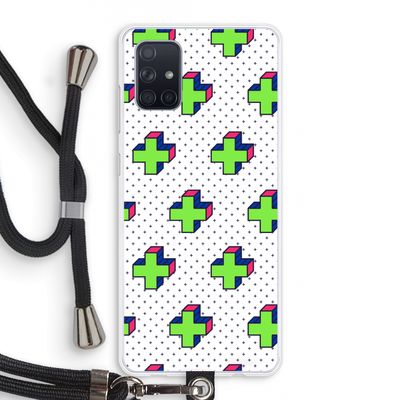 8-bit N°10: Samsung Galaxy A71 Transparant Hoesje met koord