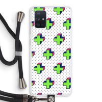 8-bit N°10: Samsung Galaxy A71 Transparant Hoesje met koord
