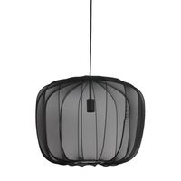 Light and Living hanglamp - zwart - textiel - 2963512