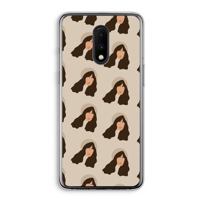 Bonjour mon amour: OnePlus 7 Transparant Hoesje