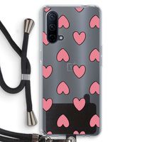 Ondersteboven verliefd: OnePlus Nord CE 5G Transparant Hoesje met koord
