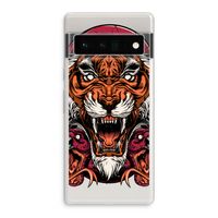 Tiger and Rattlesnakes: Google Pixel 6 Pro Transparant Hoesje