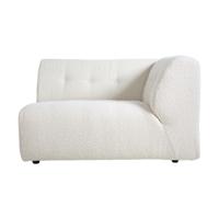 HKliving Vint bank right 1,5-seat Boucle Cream