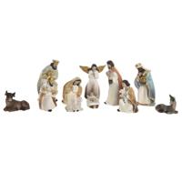 Kerststal set Home ESPRIT Multicolour Hars