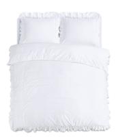 Sleeptime Ruffles Wit 140 x 200/220 cm