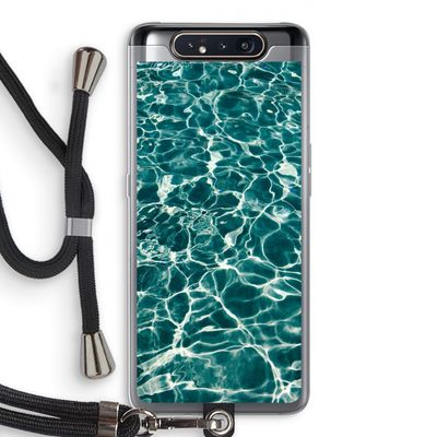 Weerkaatsing water: Samsung Galaxy A80 Transparant Hoesje met koord