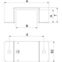 OBO Bettermann 7216633 Montageaccessoire Metaal 1 stuk(s) - thumbnail