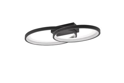 Trio PlafondlampMalaga zwart met wit - R64482134