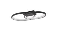 Trio PlafondlampMalaga zwart met wit - R64482134