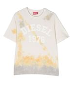 Diesel Kids t-shirt à imprimé tie dye - Tons neutres - thumbnail