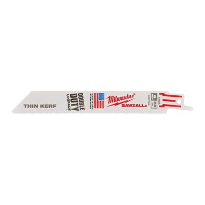 Milwaukee Reciprozaagbladen | THIN KERF | Metaal | 150mm x 24 Tpi | 5 stuks - 48475186