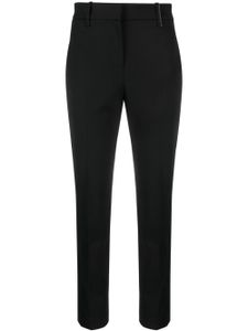 Brunello Cucinelli pantalon fuselé à taille mi-haute - Noir