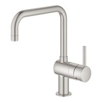 GROHE Minta Keukenkraan - hoog - draaibare uitloop - supersteel geborsteld 32488DC0 - thumbnail