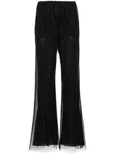 Philosophy Di Lorenzo Serafini pantalon en tulle à ornements en cristal - Noir