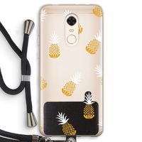 Ananasjes: Xiaomi Redmi 5 Transparant Hoesje met koord