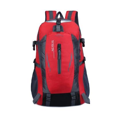 Grote capaciteit reizen alpinisme tas mannen en vrouwen outdoor sport Leisure nylon waterdichte rugzak (rood)