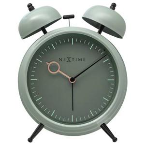 NeXtime - Tafel Wekker 15x18x7cm - Stil - licht functie - nee - Metaal