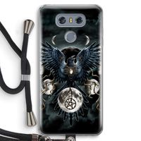 Sinister Wings: LG G6 Transparant Hoesje met koord Sinister Wings: LG G6 Transparant Hoesje met koord