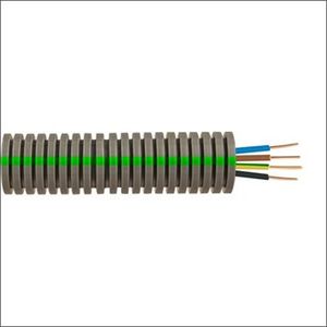 Pipelife Preflex flex 16mm met 3x2,5mm + 1x1,5mm Bruin Blauw Geel/Groen en 1x zwart Rol 100 meter