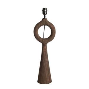 Light&living Lampvoet 17x20x57 cm SABULI hout mat donker bruin