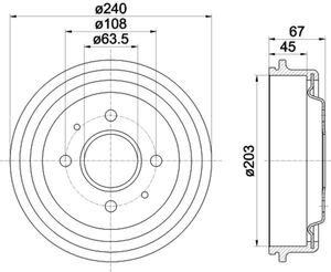 Textar Remtrommel 94019100