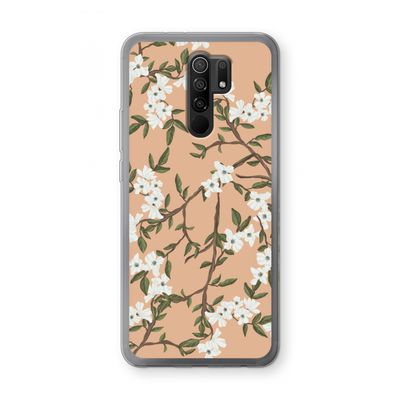 Blossoming spring: Xiaomi Redmi 9 Transparant Hoesje