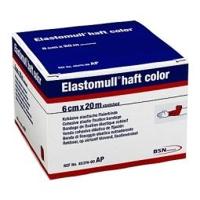 Elastomull Fixatiewindsel haft 20m x 6cm rood