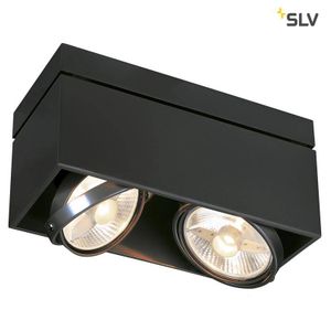 SLV Kardamod Double ES111 ZWART plafondlamp