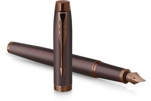 Parker IM Monochrome vulpen Bordeaux, fijn, giftbox