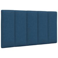 Hoofdbordkussen "Hanko" 90 cm stof blauw