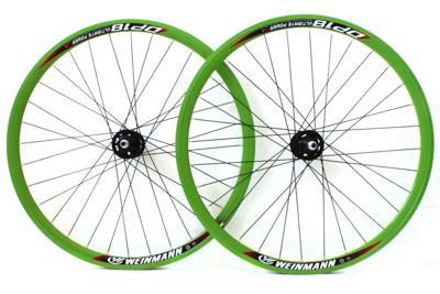 Weinmann DP18 Fixed Gear Wielset - Groen Weinmann DP18 Fixed Gear Wielset - Groen