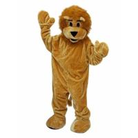 Luxe pluche leeuw dierenpak/kostuum - bruin - leeuwen - mascotte outfit Luxe pluche leeuw dierenpak/kostuum - bruin - leeuwen - mascotte outfit