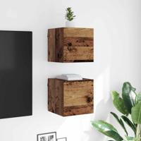 TV-kast Oudhout 30,5 x 30 x 30 cm Bewerkt hout