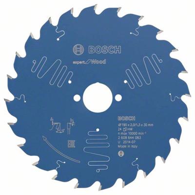 Bosch Accessories Expert for Wood 2608644083 Cirkelzaagblad 190 x 30 x 1.3 mm Aantal tanden: 24 1 stuk(s)