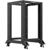 Lanberg OR01-6818-B rack 18U Vrijstaande rek Zwart