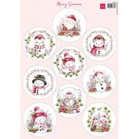Marianne Design • knipvel merry snowmen