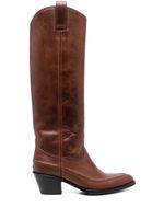 Buttero bottes d'inspiration western - Marron - thumbnail