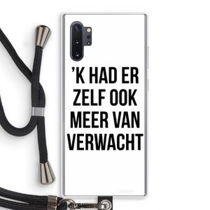 Meer verwacht: Samsung Galaxy Note 10 Plus Transparant Hoesje met koord