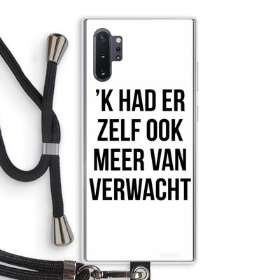 Meer verwacht: Samsung Galaxy Note 10 Plus Transparant Hoesje met koord