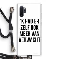 Meer verwacht: Samsung Galaxy Note 10 Plus Transparant Hoesje met koord