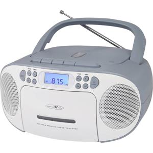 Reflexion RCR2260BL Radio/CD-speler VHF (FM) AUX, CD, Cassette Blauw-wit