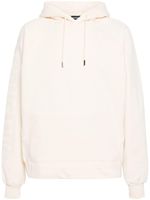 Jacquemus haut Le Hoodie Typo - Tons neutres