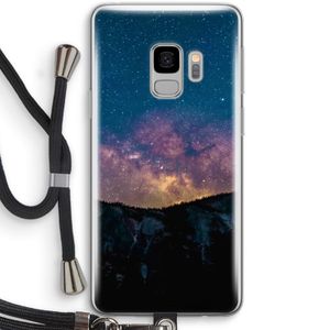 Travel to space: Samsung Galaxy S9 Transparant Hoesje met koord