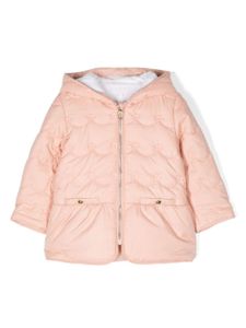 Chloé Kids veste à logo brodé - Rose