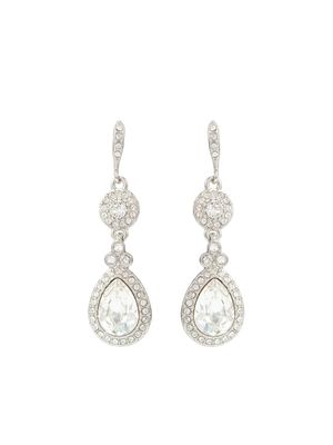 Givenchy Pre-Owned boucles d'oreilles clip ornées de strass (années 1980) - Argent