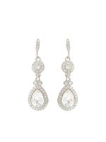 Givenchy Pre-Owned boucles d'oreilles clip ornées de strass (années 1980) - Argent